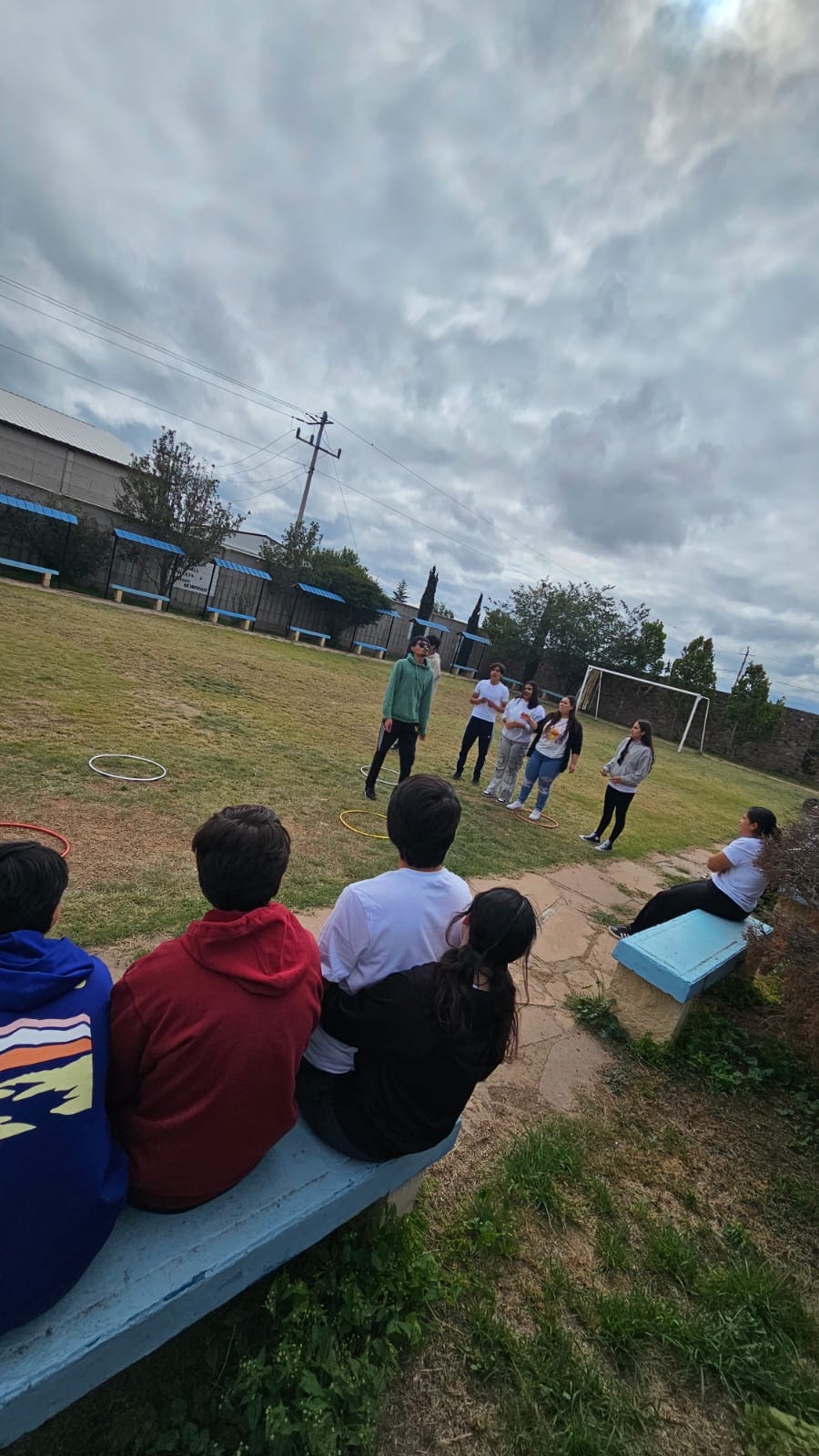 Actividad estudiantil en área deportiva