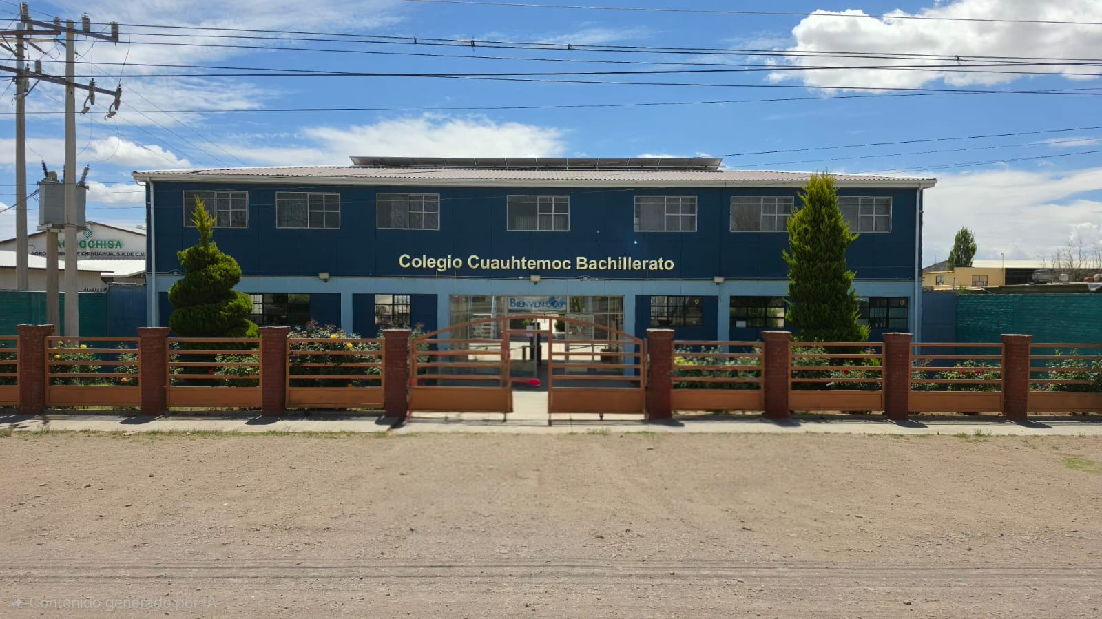 Fachada del Colegio Cuauhtémoc Bachillerato